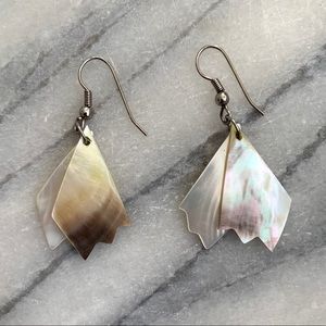 2/27 Vintage Mother of Pearl Earrings
